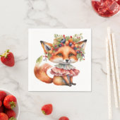 Berry Fox Blossom Serviette (Beispiel)