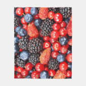 Berry-Fresh Background Mosaik Fleecedecke (Vorderseite)