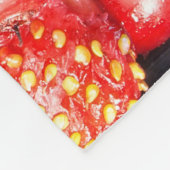 Berry-Fresh Background Mosaik Fleecedecke (Ecke)