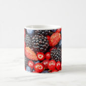 Berry-Fresh Background Mosaik Kaffeetasse (Mittel)