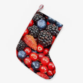 Berry-Fresh Background Mosaik Kleiner Weihnachtsstrumpf (Vorderansicht (hängend))