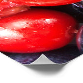 Berry-Fresh Background Mosaik Poster (Ecke)