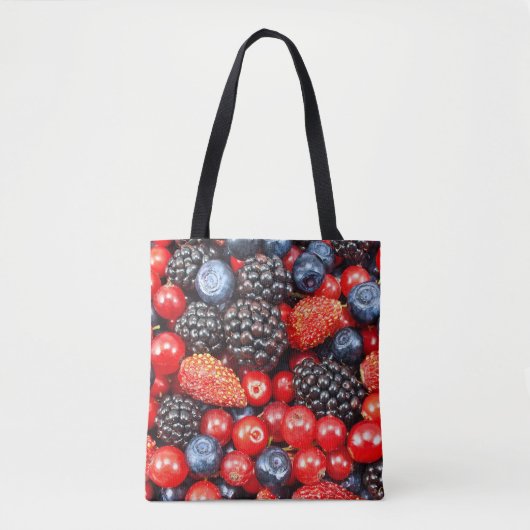 Berry-Fresh Background Mosaik Tasche (Vorderseite)