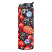Berry-Fresh Background Mosaik Thermosbecher (Nach links gedreht)