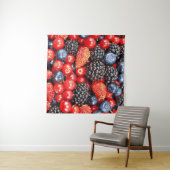 Berry-Fresh Background Mosaik Wandteppich (Beispiel (Horizontal))