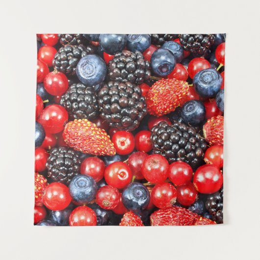 Berry-Fresh Background Mosaik Wandteppich (Vorderseite)