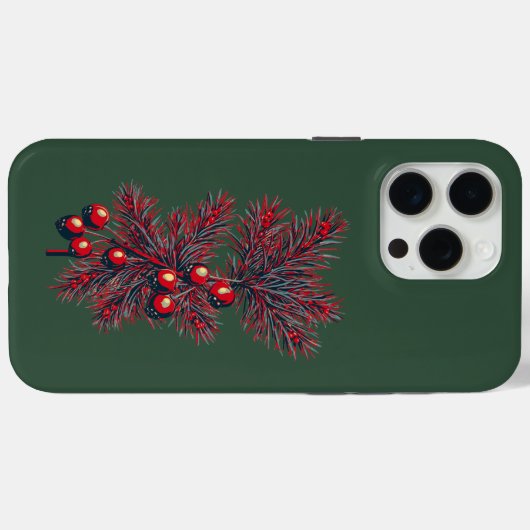 Berry frohe Weihnachten! 🎅 Case-Mate iPhone Hülle (Rückseite (Horizontal))