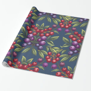 Berry Frory Christmas: Feierlicher Feiertag Geschenkpapier