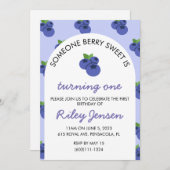 Berry Fruit Einladung zum Geburtstag (Vorne/Hinten)