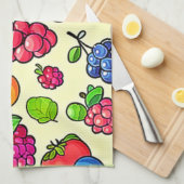 Berry Fruit Muster Design Geschirrtuch (Viertel Falte)