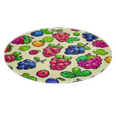 Berry Fruit Muster Design Schneidebrett (Ecke)