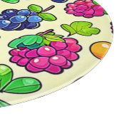 Berry Fruit Muster Design Schneidebrett (Ecke)