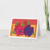 Berry Fruit Strawberry Blank Card Karte (Vorderseite)