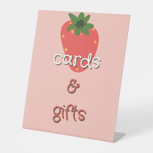 Berry Geburtstagskarten & Geschenke Sockelschild (Vorderseite)