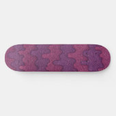 Berry Glitzer Tropfen Dunkel Lila & rosa Melzen Skateboard (Horizontal)