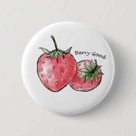 Berry Good Fun - Strawberry Delight Button