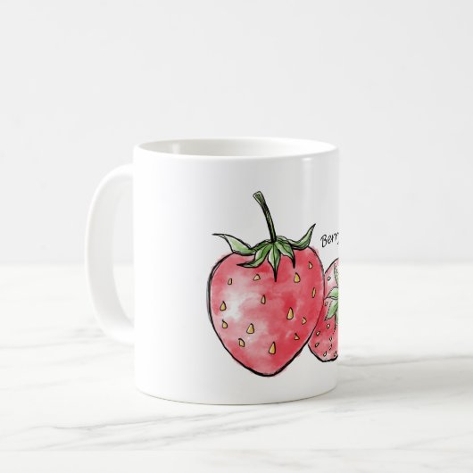 Berry Good Fun - Strawberry Delight Kaffeetasse (Vorderseite Links)