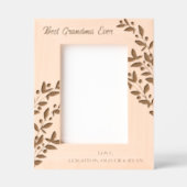 Berry Greenery Beste Oma je von Grandkids Geätzte Rahmen (Vorderseite)