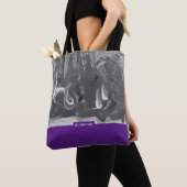 Berry&Grey, Abstract Art Tasche (Von Nahem)