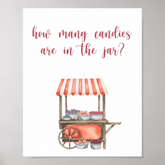 Berry - guess how many candies Poster (Vorne)