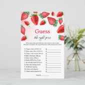 Berry Guess the right price Baby Shower Games (Stehend Vorderseite)