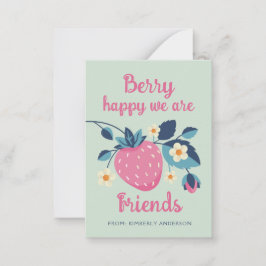 Berry Happy Classroom Valentine's Day Card Mitteilungskarte