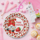 Berry Happy Gnome Paper Plate Pappteller (Party)
