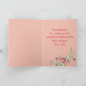 Berry Happy Strawberry Birthday Karte (Innenseite)