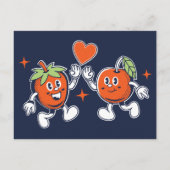 Berry Happy We're Friends Fruit Snack Valentine Postkarte (Rückseite)
