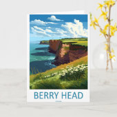 Berry Head 1 Karte (Gelbe Blume)
