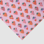 Berry Illustriert Strawberry Seidenpapier (Detail)