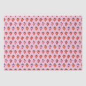 Berry Illustriert Strawberry Seidenpapier (Vorderseite)