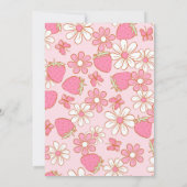 Berry in Bloom Brautparty Einladung (Rückseite)