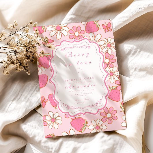 Berry in Bloom Brautparty Einladung