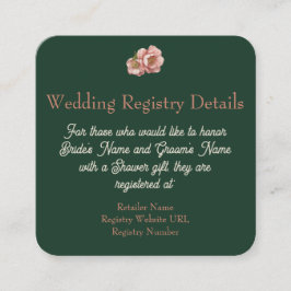 Berry in der Liebe: Registrierungskarte für die Ho Begleitkarte