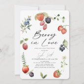 Berry in Liebe Berries Brautparty Einladung (Vorderseite)