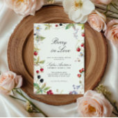 Berry in Liebe Brautparty Elegante Einladung