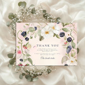 Berry in Liebe Dusche Dankeskarte