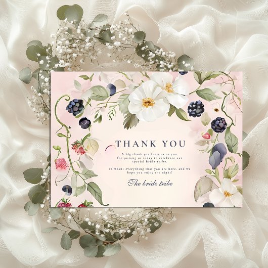 Berry in Liebe Dusche Dankeskarte