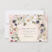 Berry in Liebe Dusche Dankeskarte (Vorderseite)