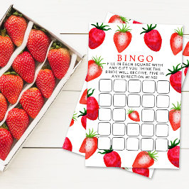 Berry in Liebe Erdbeere Brautparty Bingo Game