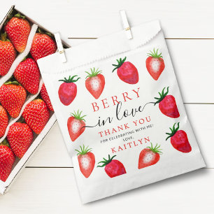 Berry in Liebe Erdbeere Brautparty Geschenktütchen