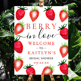 Berry in Liebe Erdbeere Brautparty Willkommen