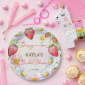 Berry in Liebe Erdbeeren Brautparty gedruckt Pappteller (Party)