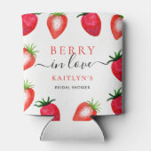 Berry in Liebe Strawberry Brautparty Bevorzugung Dosenkühler (Rückseite)