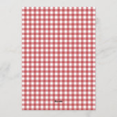 Berry In Love Bridal Shower Invitation Template Einladung (Rückseite)