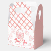 Berry in Love Hand-drawn Strawberry Bridal Shower Geschenkschachtel (Geöffnet)