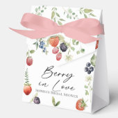Berry in Love Watercolor Berries Bridal Shower Geschenkschachtel (Vorderseite)