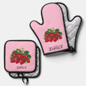 Berry-lecker ofenhandschuh & Topflappen-Set (Vorderseite/Rückseite)