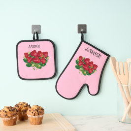 Berry-lecker  ofenhandschuh & Topflappen-Set